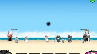 [The Battle Cats] Dark Lazer and ultimate bondage cat lvl 30 vs chapter 3 Hawaii