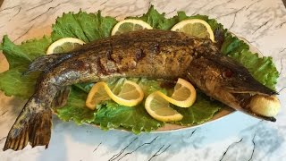 Фаршированная Щука / Разделка Щуки / Запеченная Щука / Stuffed Pike / Пошаговый Рецепт