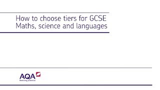 How to choose tiers for GCSE Maths, science and languages
