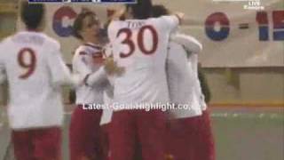 Bologna 0 - 1 AS Roma - John Arne Riise Goal 24/03/10