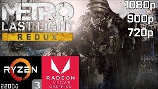 Metro Last Light Redux - Ryzen 3 2200G Vega 8 & 8GB RAM