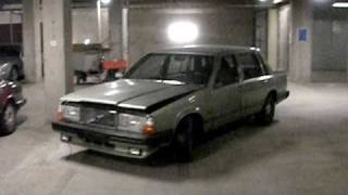 Volvo 760 Turbo 1984 First run in 12 years.
