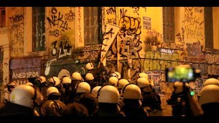 Εξάρχεια: Κρεσέντο βίας και χυδαιότητας από αυτοαποκαλούμενους ανθρώπους (17 Νοέμβρη 2019)