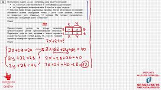 Математика без Ху%!ни. Базовый ЕГЭ, задания 19,20.