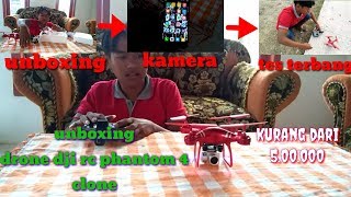 unboxing drone dji rc phantom 4 clone