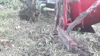 Мотоблок Мотор Сич + Плуг Мотор Сич ПН-2. Вспашка.