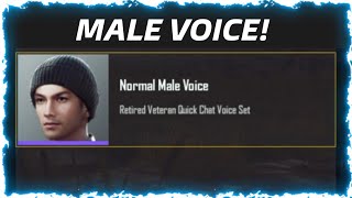 MALE VOICE! - QUICK Chat | PUBG MOBILE - BlueFox