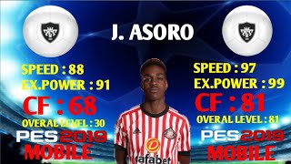 #pes 2019#salam white ball#COMBINE Scout CF J. ASORO | PES 2019 MOBILE
