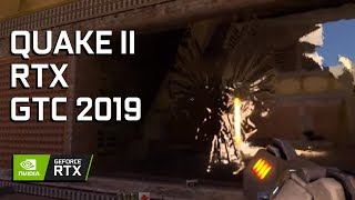 Demo Quake II con RTX mostrado en GTC 2019