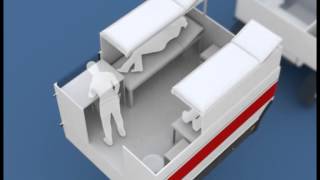Мобильный медицинский эвакуационный комплекс Sicar RCDM66