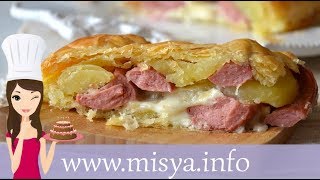 Rustico patate wurstel e mozzarella, la ricetta di Misya