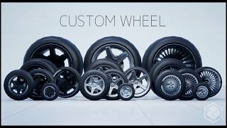 ”Custom Wheel” - Unreal Engine 4 Marketplace "UE4"