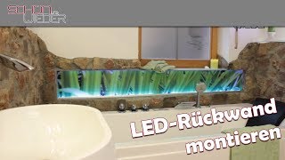 So montierst du deine LED-Rückwand