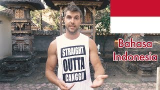 Canadian Teaches Bahasa Indonesia! (Language Challenge Pt. 1)