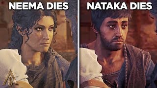 Assassin's Creed Odyssey - Neema Dies vs Nataka Dies (Alexios Wife vs Kassandra Husband)