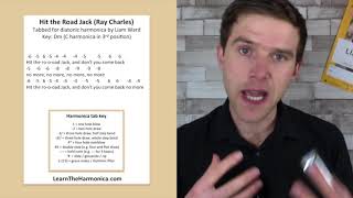 Hit The Road Jack (Ray Charles) harmonica lesson + tongue block tips