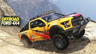 Offroad Ford Raptor 4x4 ke Gunung Tertinggi #gta5