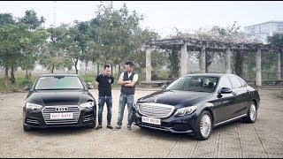 So sánh Mercedes-Benz C250 vs Audi A4 cũ giá 1,45 tỷ |XEHAY.VN|