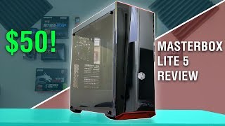 Best Budget ATX Case! - Cooler Master MasterBox Lite 5 Review