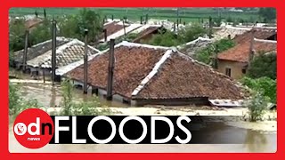 North Korea Floods DESTROY Meagre Food Supplies