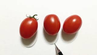 물방울그리기 장난해본적있니? 방울토마토 그림자 물방울로 바꿔 그리기 | jinozino