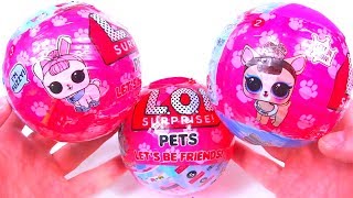 LOL SURPRISE Pets РОЗОВЫЙ ПИТОМЕЦ ЗОЛОТОЙ ШАР Куклы ЛОЛ СЮРПРИЗ ПОДДЕЛКА