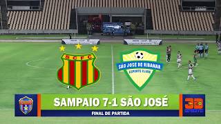 SAMPAIO 7X1 SÃO JOSÉ - MARANHENSE 2020