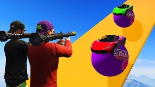 EXTREME SUPERCAR AVALANCHE BOWLING!? (GTA 5 Funny Moments)