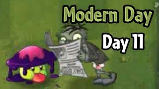 Plants vs Zombies 2 - Modern Day - Day 11: Shadow-shroom