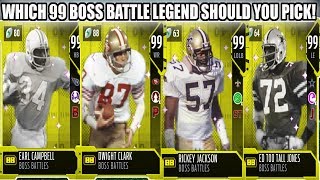 WHICH 99 BOSS BATTLE PLAYER SHOULD YOU PICK! FREE 99 BOSS BATTLE LEGEND! | MUT 18