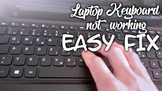 How to Fix Laptop Keyboard Not Working EASY FIX 2019 [Solved]