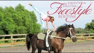 Equestrian Vaulting Freestyle Routines! | Crazy8Family