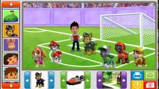 Щенячий патруль / стикеры играем в футбол