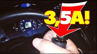 БОСС АВТОЗАРЯДОК ДЛЯ СМАРТФОНА больше 3,5А на выходе ! - тест большой нагрузкой