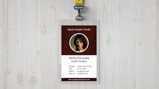 Student ID Card Design - Photoshop CC Tutorial