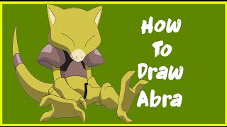 How to Draw Abra from pokemon pokemon character