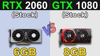 RTX 2060 Vs. GTX 1080 | 1440p and 2160p | New Games Benchmarks