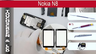 How to replace ? ? Digitizer & LCD Nokia N8-00 RM-596