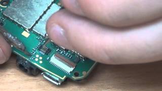Восстановление цепи питания Сенсора на Nokia 5228