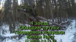 4 заезд Обходим путики Проверяем ловушки Соболь Наст (2 часть) 2 4 11 18