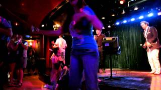 Randy Parcel singing You Make Me Feel Brand New at karaoke on JoCo Cruise Crazy II