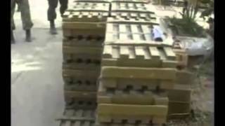 Захваченная военная база первой пехотной бригады вооруженных сил Грузии