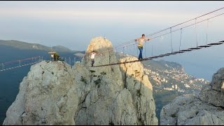 Южный берег Крыма.Подъём по канатной дороге и вечер на Ай-Петри - 5 сентября 2016 г.Crimea Russia.
