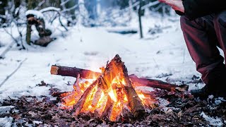 (S) Огонь от индейской скрипки зимой / Fire by Friction