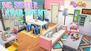 BIG SISTER APARTMENT ? | The Sims 4 | Apartment Renovation Speed Build