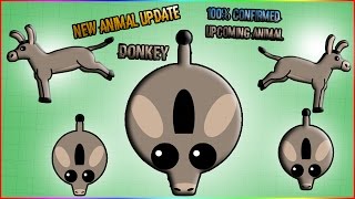MOPE.IO NEW ANIMAL DONKEY CONFIRMED UPCOMING UPDATE!! (Mope.io)