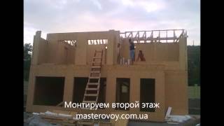Двухэтажный каркасно панельный дом ПСК Мастеровой