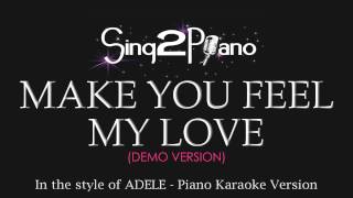 Make You Feel My Love (Piano Karaoke Version) ADELE