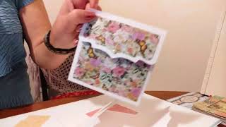 N 43. Скрапбукинг. Открытка-клатч с сюрпризом.(Pull up card)