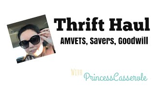 Thrift Haul | Designer Sunglasses Purse & Vintage Jewelry (2018)